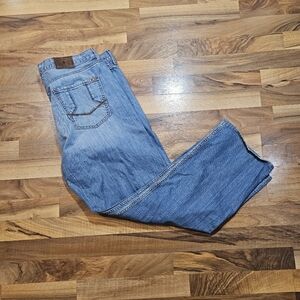 Lucky Brand 410 Vintage Straight Jeans Men’s 40x32 Light Wash Denim